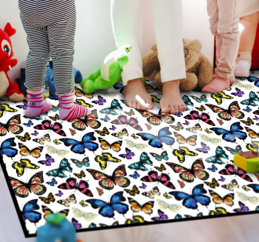 Pillangó gyűjtemény vinil szőnyeg állat - TenStickers
