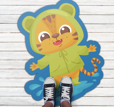 Rajzfilm tigris karakter vinil szőnyeg gyerekek - TenStickers