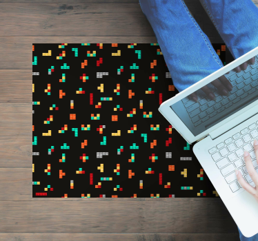 Retro tetris retro szőnyeg - TenStickers