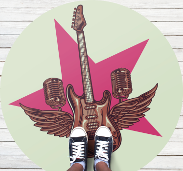Rock sztár emlék - vinil szőnyeg tinik - TenStickers