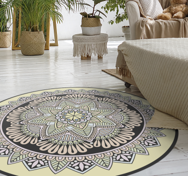 Sokszínű mandala mozaik vinil padló - TenStickers
