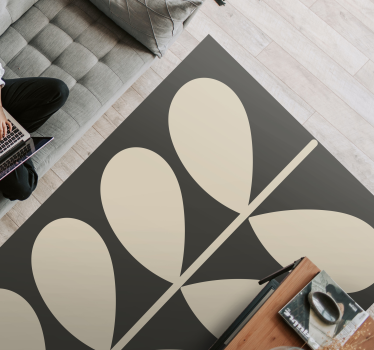 Sötét orla kiely kortárs szőnyeg - TenStickers