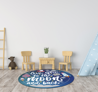 Space kids vinyl szőnyeg - TenStickers
