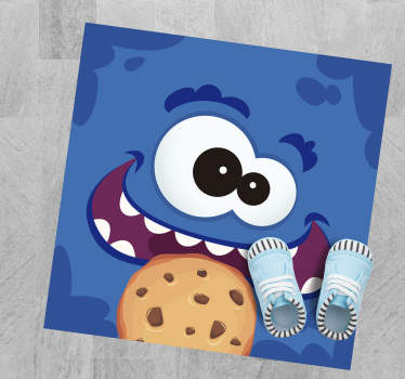 Süti szörny öröm vinil szőnyeg gyerekek - TenStickers