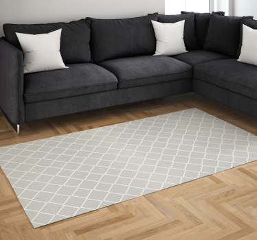 Szabálytalan szürke rombuszok geometriai vinilszőnyegek - TenStickers