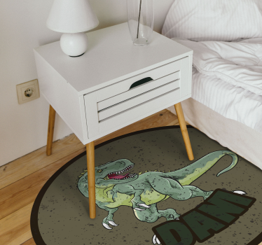 Személyre szabott dinoszaurusz Vinil szőnyeg nevekkel - TenStickers