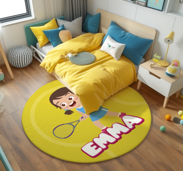Személyre szabott tenisz Vinil szőnyeg nevekkel - TenStickers