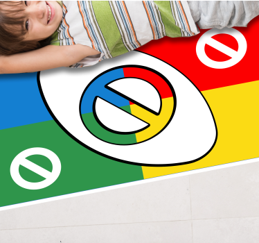 Színes kör alakú formák vinil szőnyeg mások - TenStickers