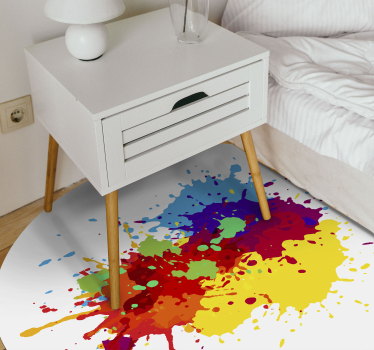 Színes splash art vinil szőnyeg mások - TenStickers
