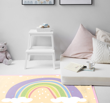 Szivárványos gyerekek vinyl szőnyeg - TenStickers