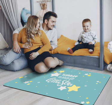 Sztár témájú óvoda vinil szőnyeg gyerekek - TenStickers