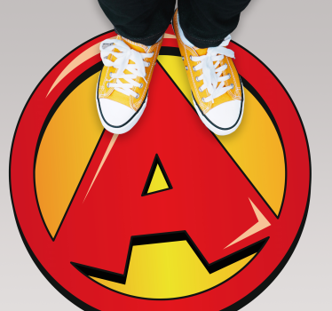 Szuper kezdőbetűs gyerekszőnyeg - TenStickers