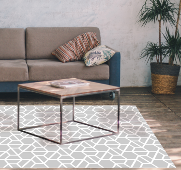 Szürke modern minta geometriai szőnyegek - TenStickers