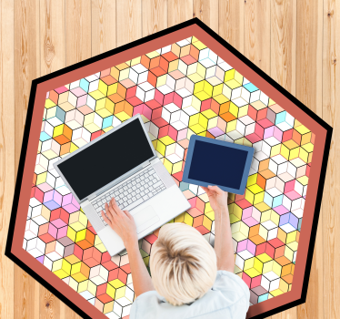 Tarka csempe szőnyeg - TenStickers