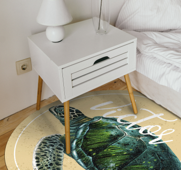 Tengeri teknős névre szabott vinilszőnyeggel - TenStickers
