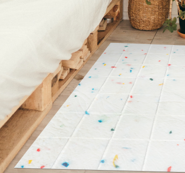 Terrazzo csempe minta vinil szőnyeg csempe hatás - TenStickers