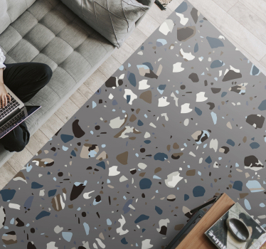 Terrazzo kavics keverve Márvány vinil szőnyeg - TenStickers