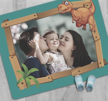 Testreszabható dinoszaurusz vinil szőnyeg gyerekek - TenStickers