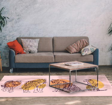 Tigris állatszőnyeg - TenStickers