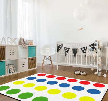 Twister játék vinil szőnyeg - TenStickers