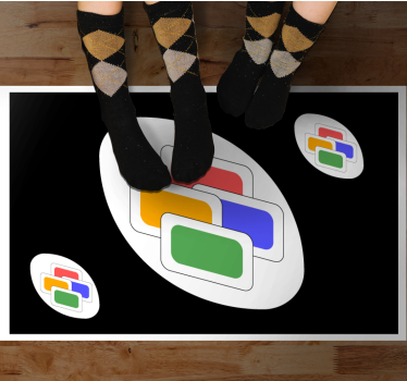 Uno kártya színváltó hálószobai szőnyeg - TenStickers