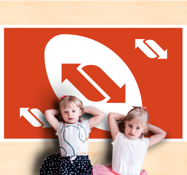 Uno kártyák piros színű előszobai szőnyegben térnek vissza - TenStickers