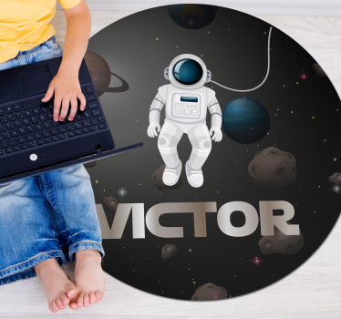 Univerzumi űrhajós névvel vinil szőnyeg mások - TenStickers