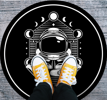 űrhajós grafika vinil szőnyeg tinik - TenStickers