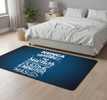 Vicces szövegek az alváshoz vinil szőnyeg hálószoba - TenStickers