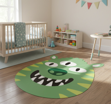 Vidám szörnyes gyerek vinil szőnyeg - TenStickers