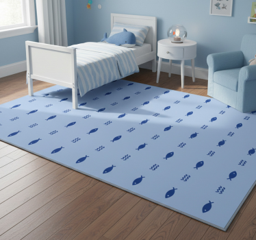 Vinil szőnyeg állat - mintás hal design - TenStickers