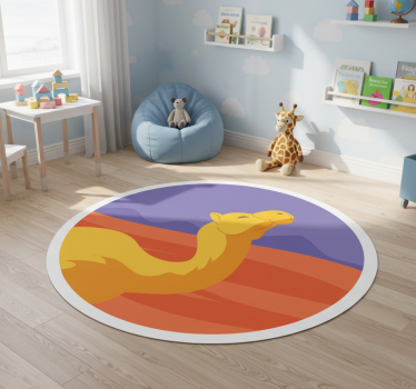 Vinil szőnyeg állat sivatagi állatokkal - TenStickers