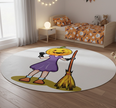 Vinil szőnyeg gyerekek halloween illusztrációval - TenStickers