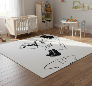 Vinil szőnyeg gyerekek pocsolyába ugrás - TenStickers