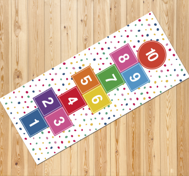 vinil szőnyeg Játékok színes komló - TenStickers