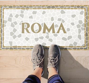 Vinil szőnyeg nevekkel személyre szabott roma - TenStickers