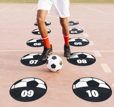vinil szőnyeg tinik futball edzőcsomag - TenStickers