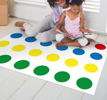 Vinil szőnyeg twister játék vinil szőnyeg - TenStickers