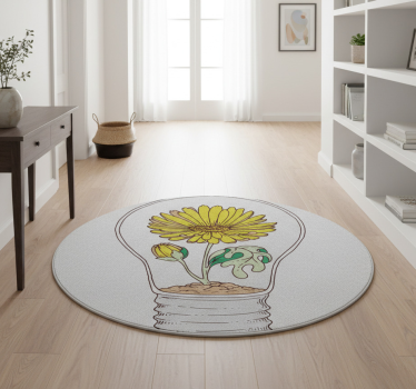 Virágzó izzó - vinil szőnyeg természet - TenStickers