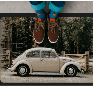 Vw bogár retro szőnyeg - TenStickers