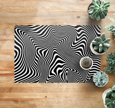 Zebra mintás állatszőnyeg - TenStickers