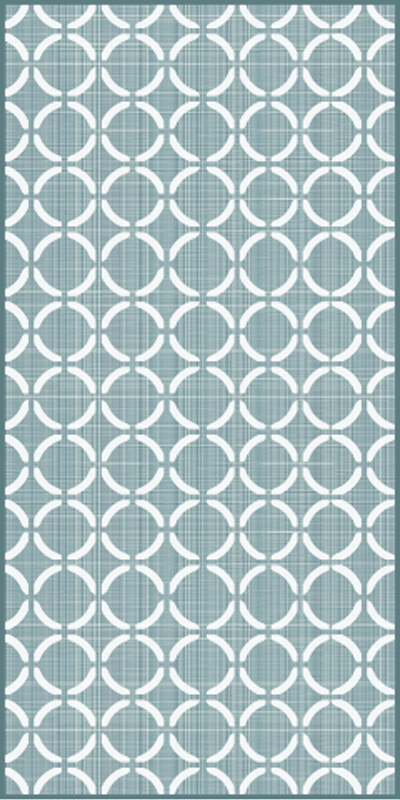 Régi stílusú zöld vinil szőnyeg konyha - TenStickers