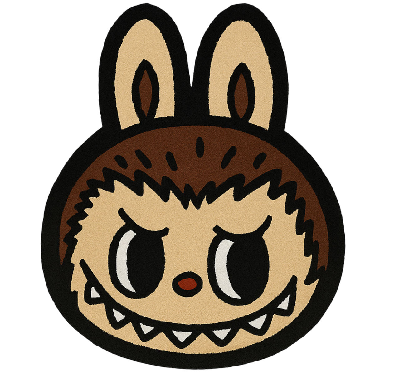 Klasszikus barna labubu vinil szőnyeg mások - TenStickers