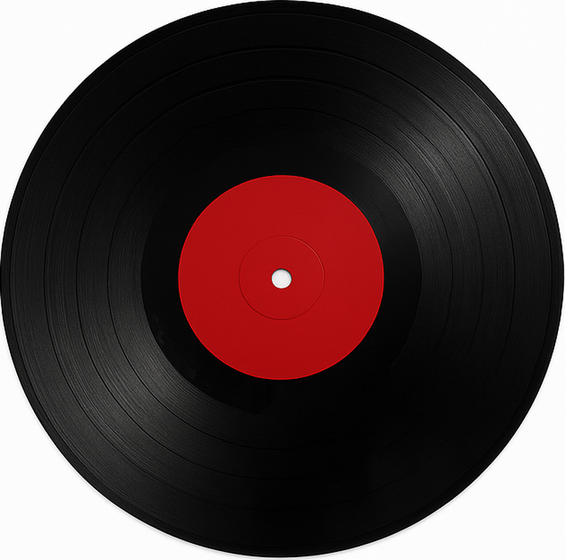 óriás bakelitlemez vinil szőnyeg étkező - TenStickers