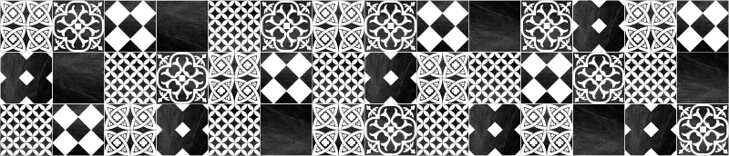 Cementin ardézia vinil szőnyeg csempe hatás - TenStickers