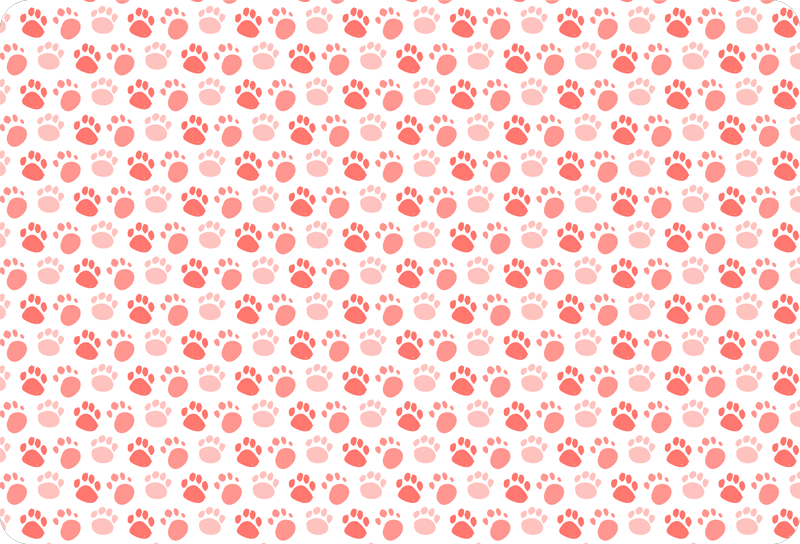Vinil szőnyeg állat - kutyás lábnyomok - TenStickers