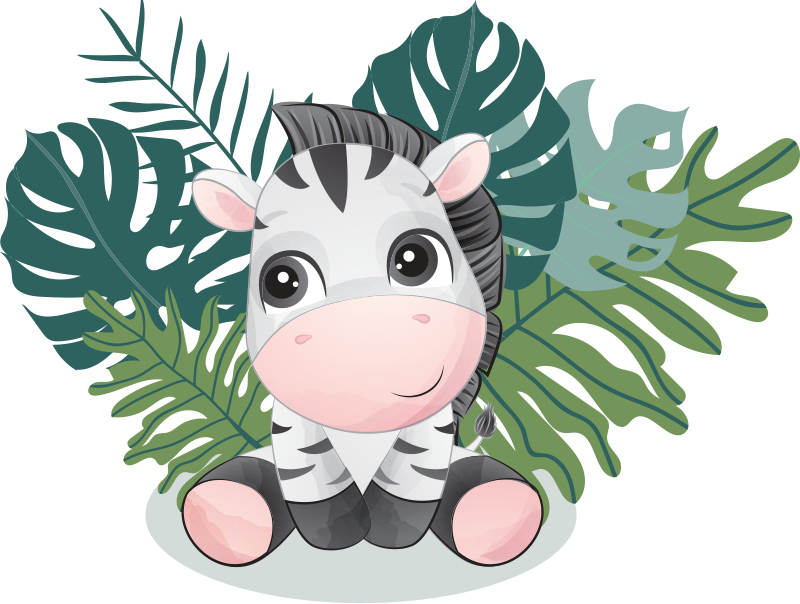 Vad afrika zebra vinil szőnyeg állat - TenStickers