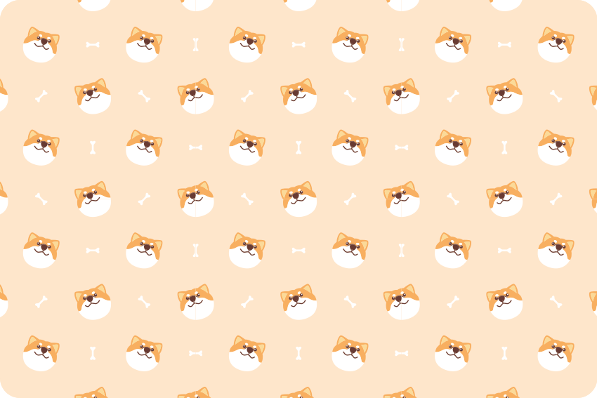 Cuki kutyafej mesevinil szőnyeg állat - TenStickers
