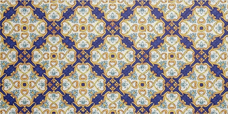 Királyi mediterrán vinil szőnyeg konyha - TenStickers