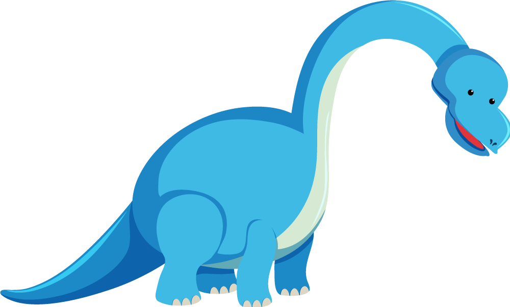 Cuki dinoszaurusz figura vinil szőnyeg Állat - TenStickers